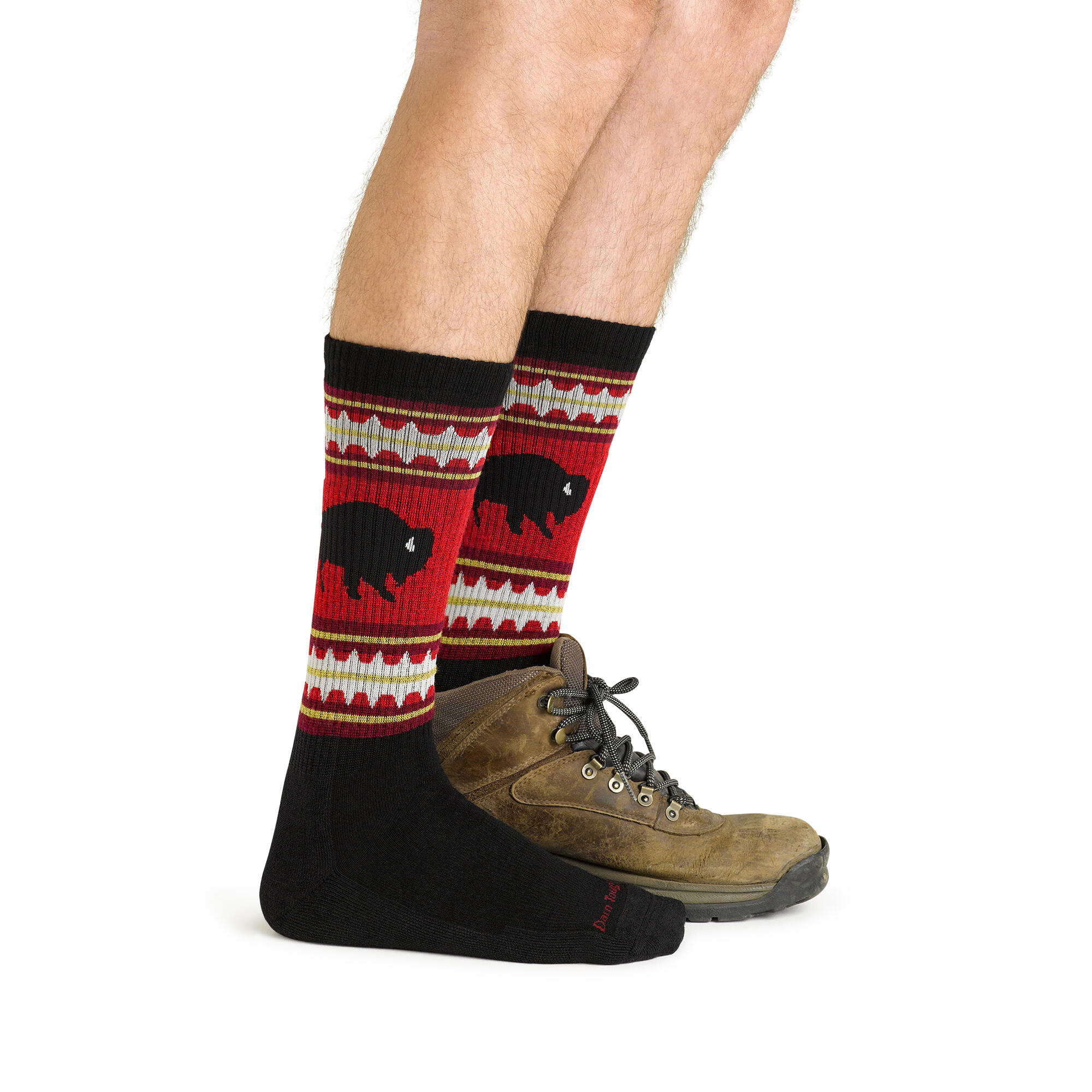 Darn Tough Chaussettes Homme Bottes Mi-Épaisses Randonnée Motif Mérinos 2/5