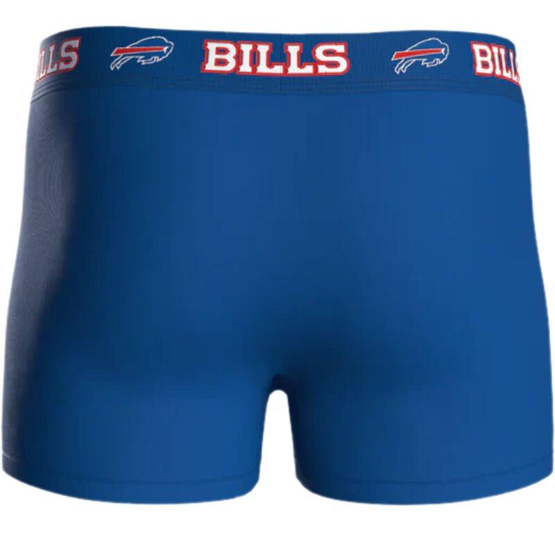 NFL Buffalo Bills 3-Pack 95% Cotton | Blue/Red/Grey Size M 2/7