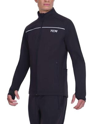 Thermo-Fahrrad-Laufjacke für Herren, reflektierend, atmungsaktiv, winddicht, mit