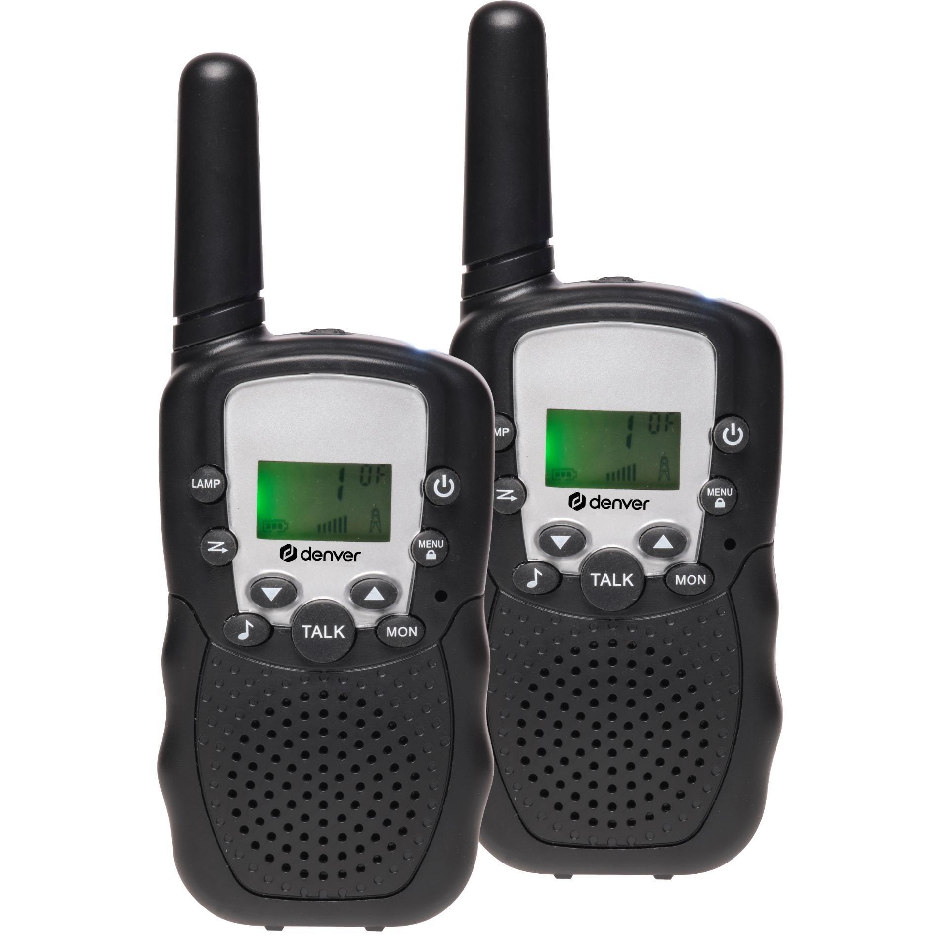 Talkie-walkie - 1 jeu (2 pièces) - Portée jusqu'à 5 km - 8 canaux - Fonction VOX 1/7