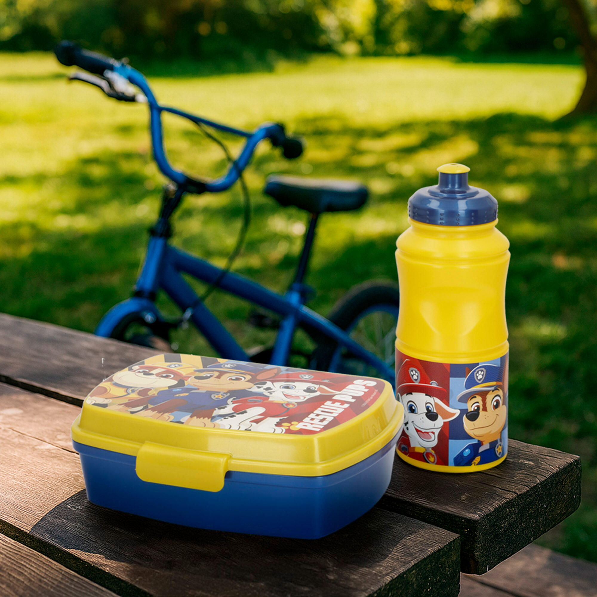 Pack da Paw Patrol com scooter de 3 rodas e conjunto de café da manhã 4/7