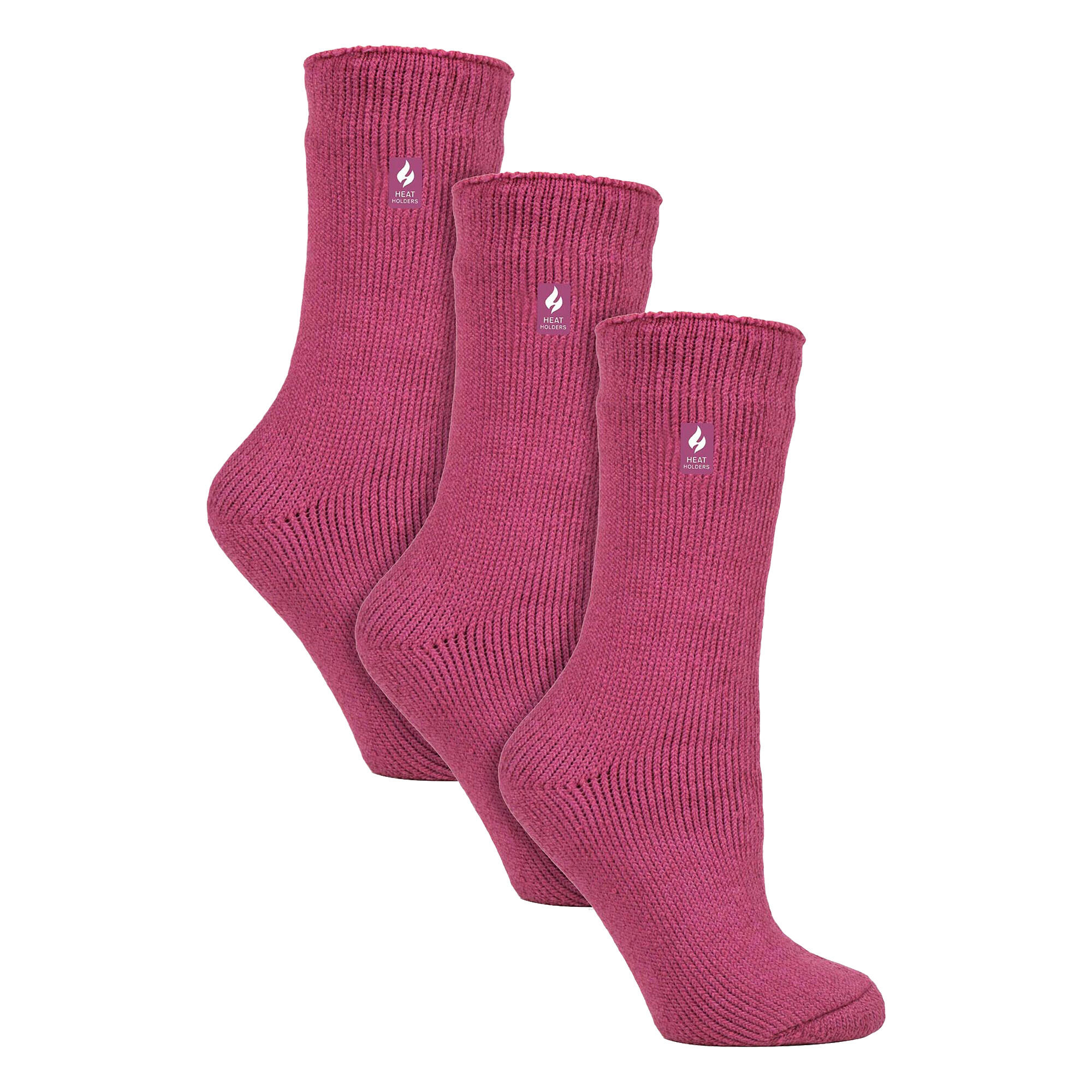 HEAT HOLDERS 3 Pairs Ladies Original Thick Winter Thermal Socks