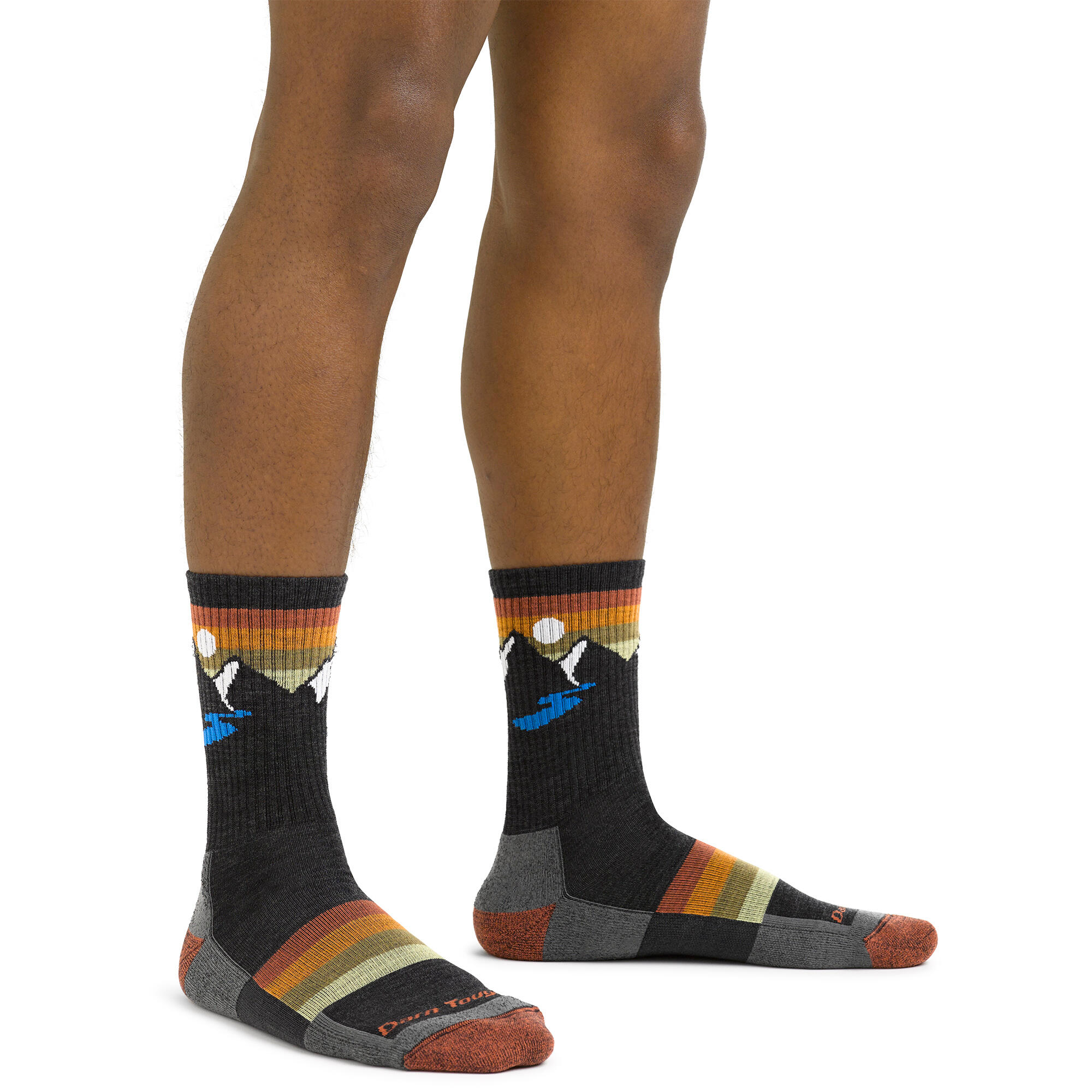 Darn Tough Chaussettes Homme Micro Crew Randonnée Légères Motif Laine Mérinos 3/5