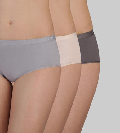 Lot de 3 Boxers Femme Les Pockets Coton