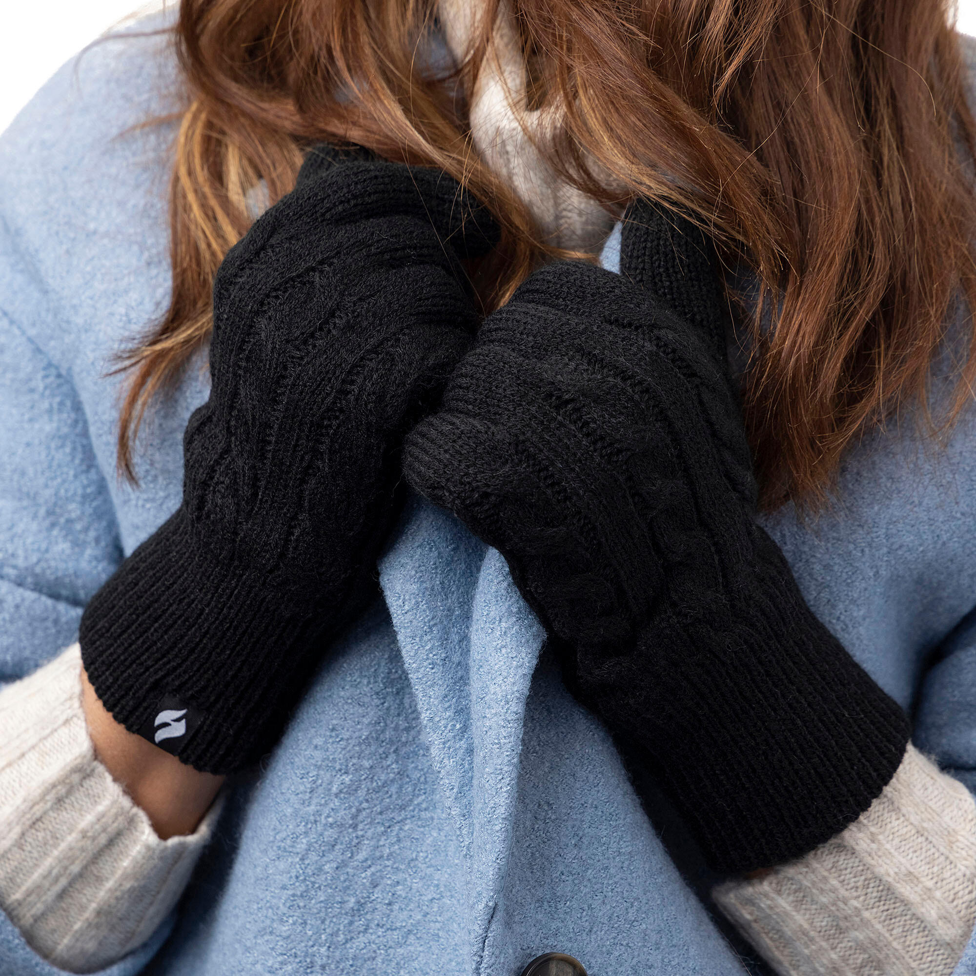 Heat Holders - Damen Thermo Stricken Mutze Schal Handschuhe Set für Winter 4/5