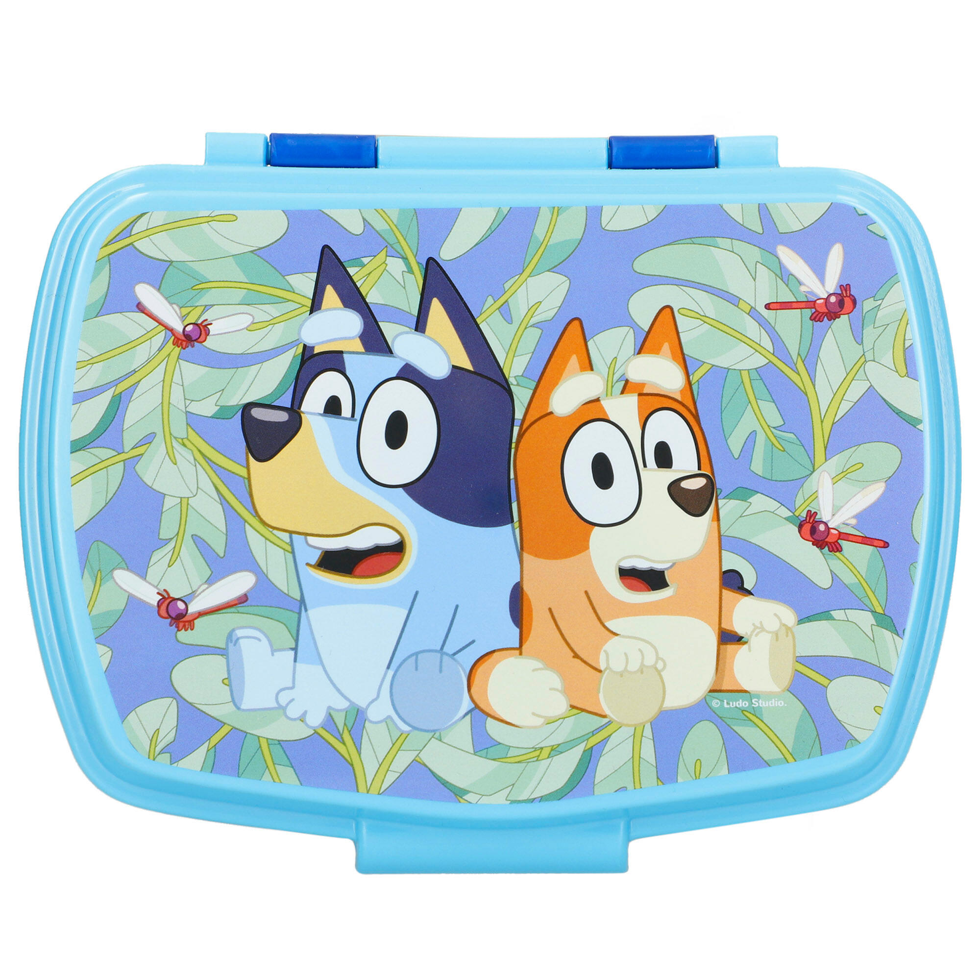 Pack vuelta al cole Bluey con patinete 3 ruedas y set desayuno 5/7