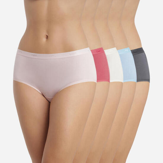 Lot de 5 Boxers Femme Les Pockets Coton