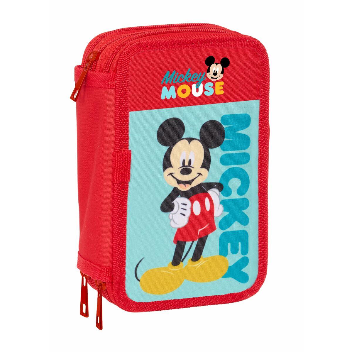 Pochette à crayons triple DISNEY Rouge 2/5