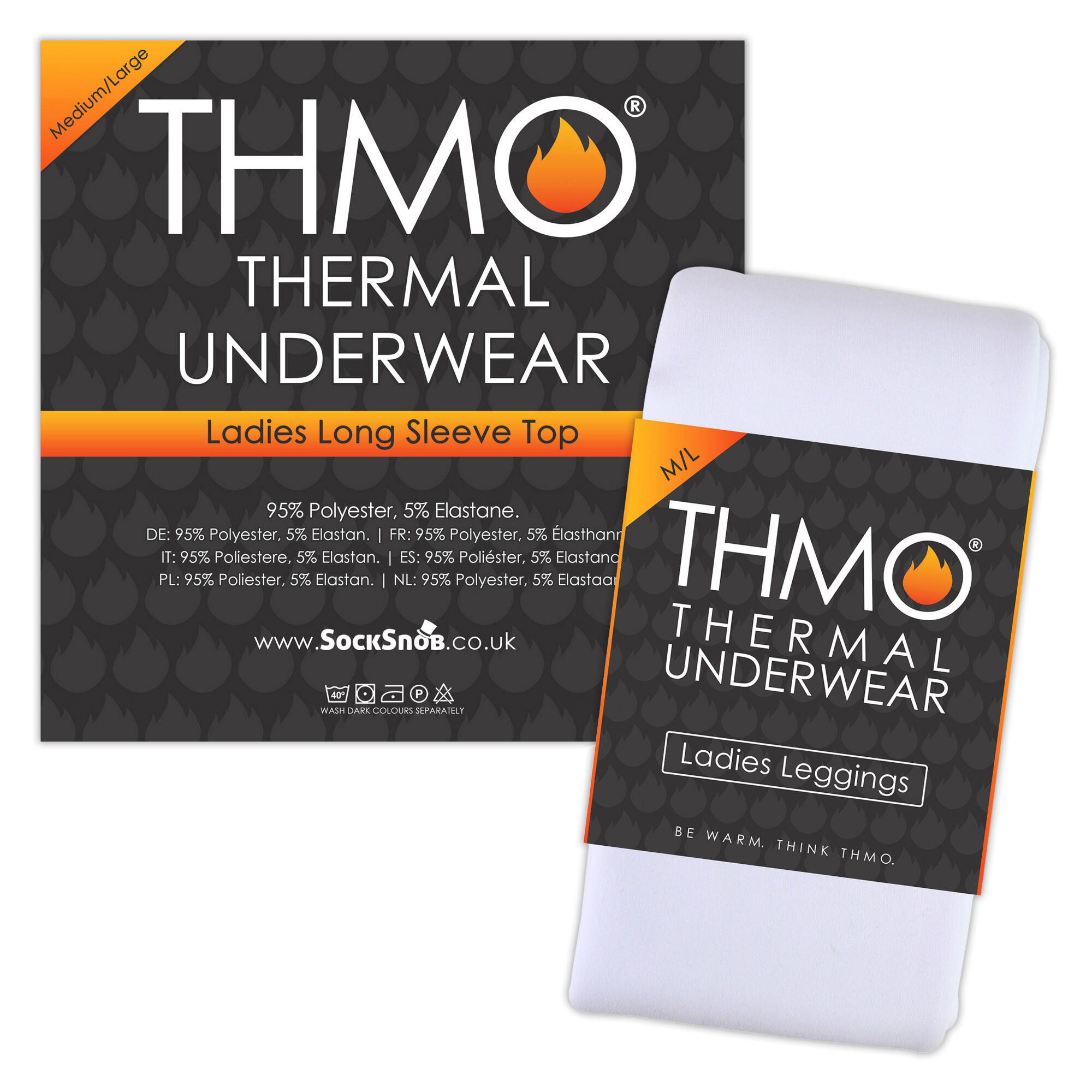 THMO - Ensemble thermique femme manches longues haut & pantalon - Hiver cosy 2/4