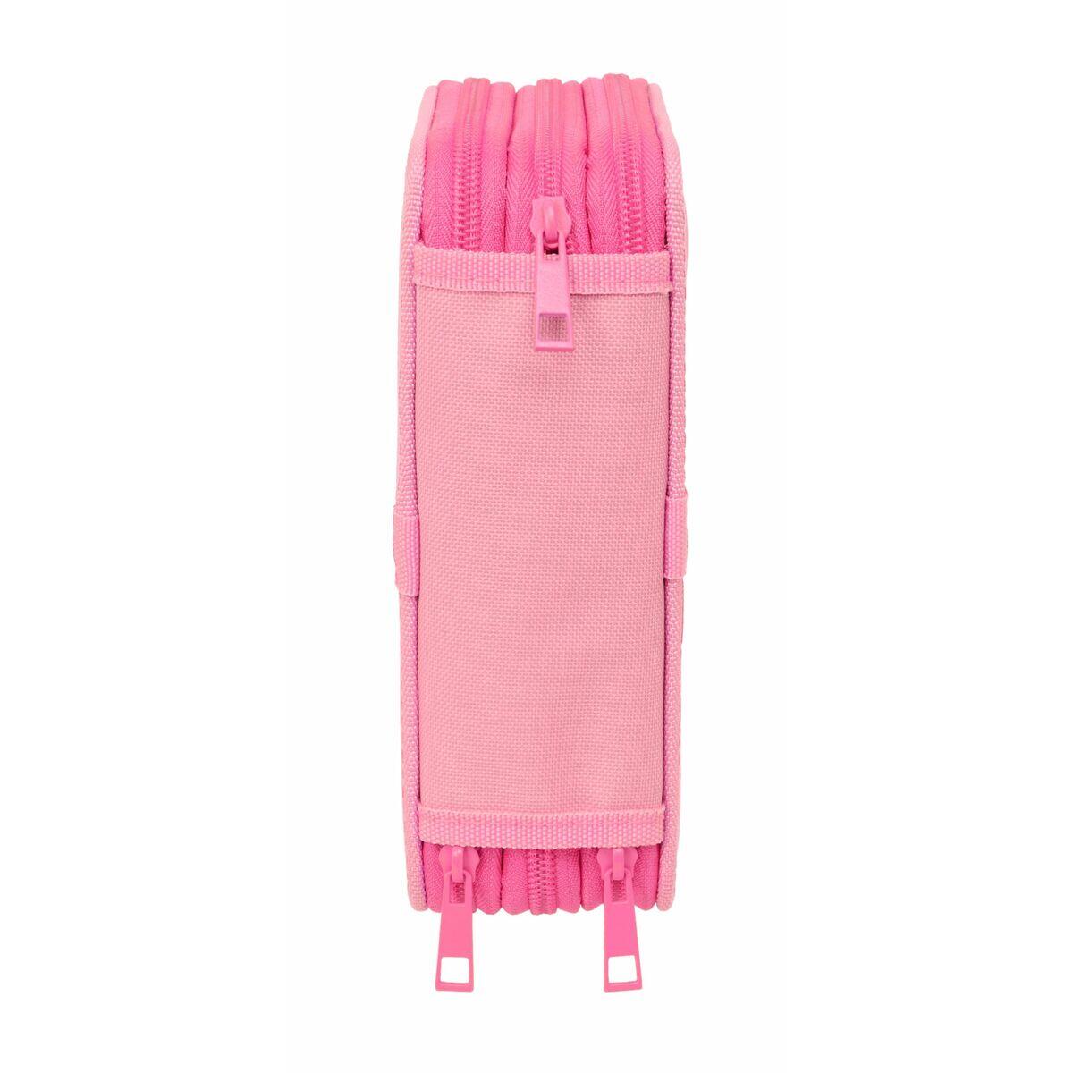 Pochette à crayons triple DISNEY PRINCESS Rose 4/5