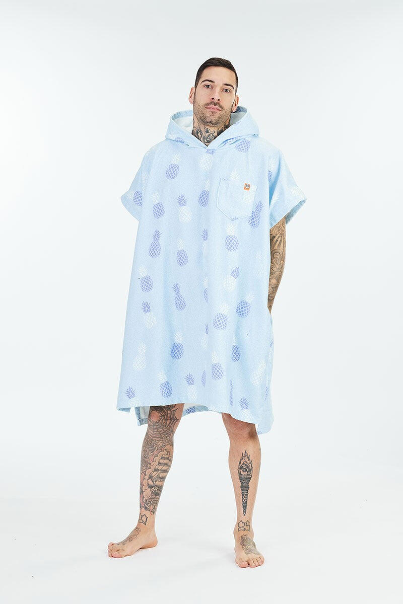 Poncho de Surf para Adultos – Pineapple – Blue 3/4