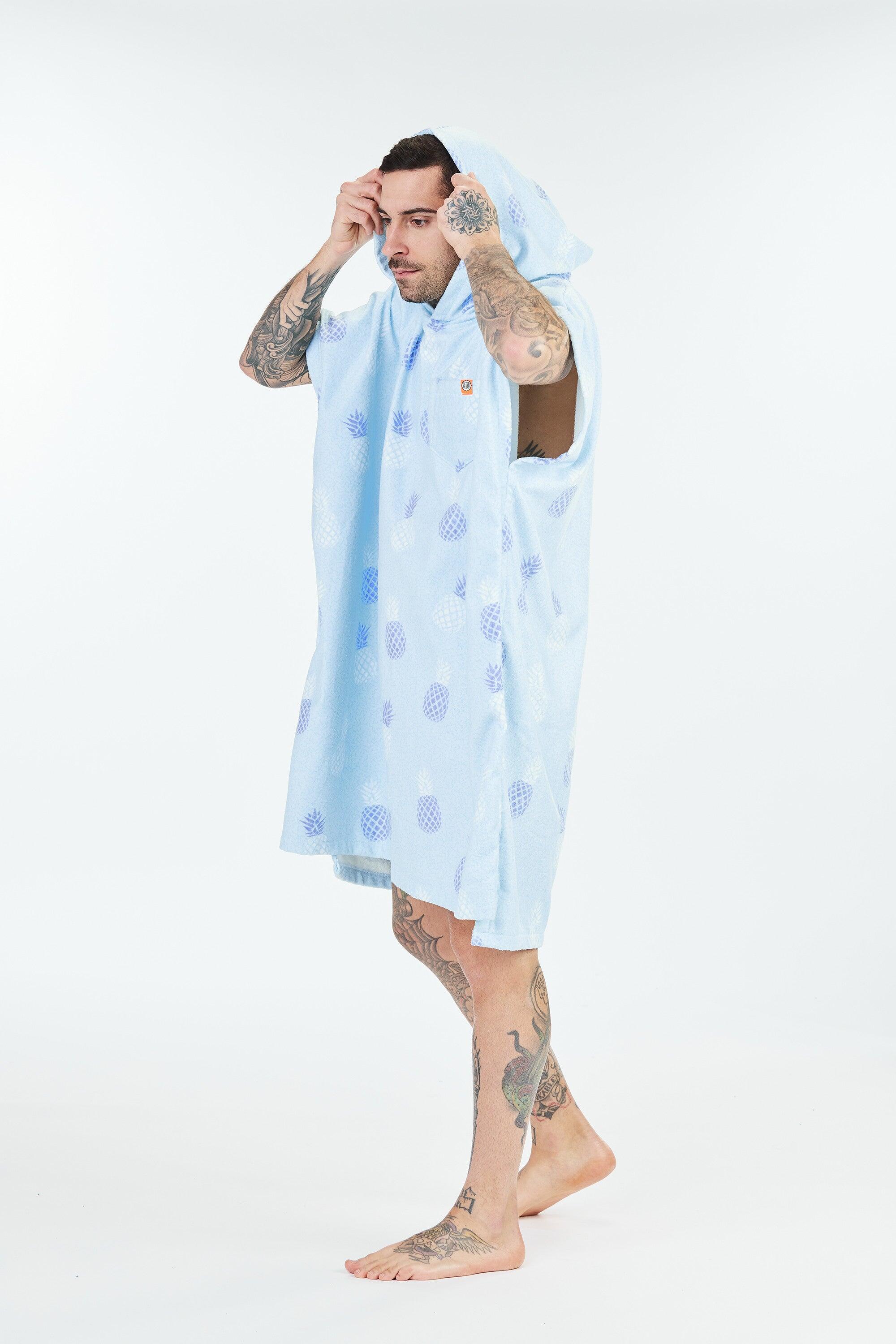Poncho de Surf para Adultos – Pineapple – Blue 2/4
