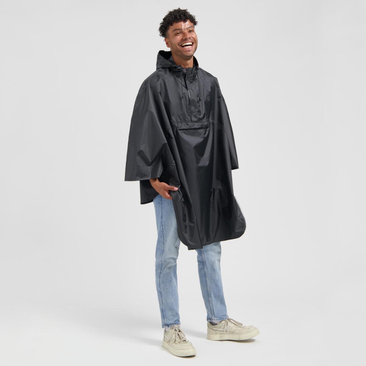ROGELLI Fahrrad-Regenponcho für Erwachsene