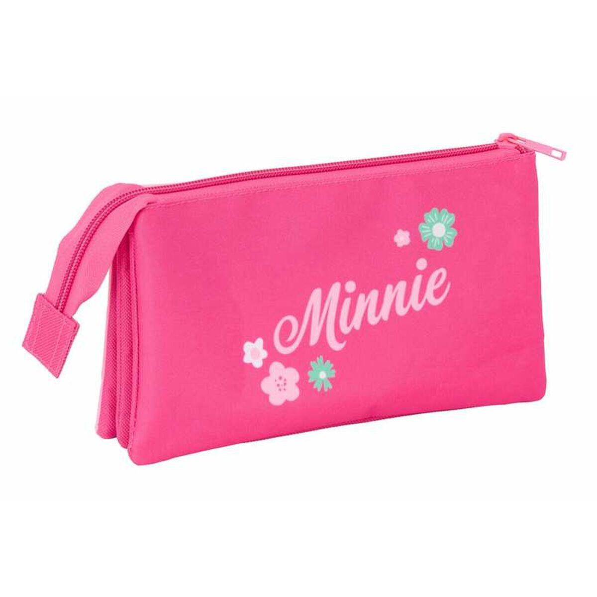 Trousse Fourre-Tout Triple DISNEY Rose 5/5
