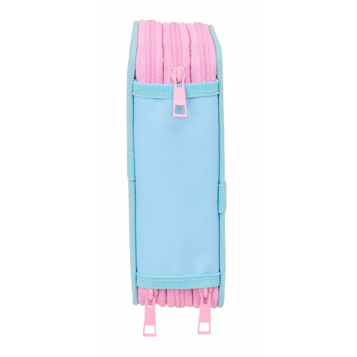 Pochette à crayons triple DISNEY FROZEN Bleu 4/5