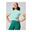 Tricou scurt Casall Delight Wrap 44 - Albastru