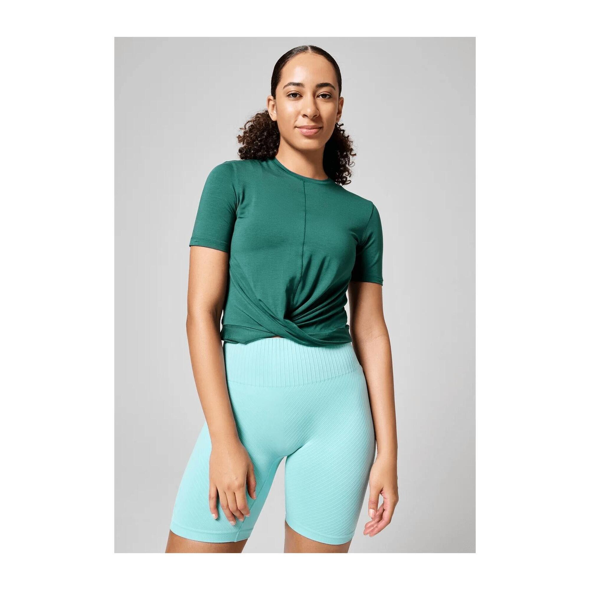 Koszulka Casall Delight Short Wrap Tee 40