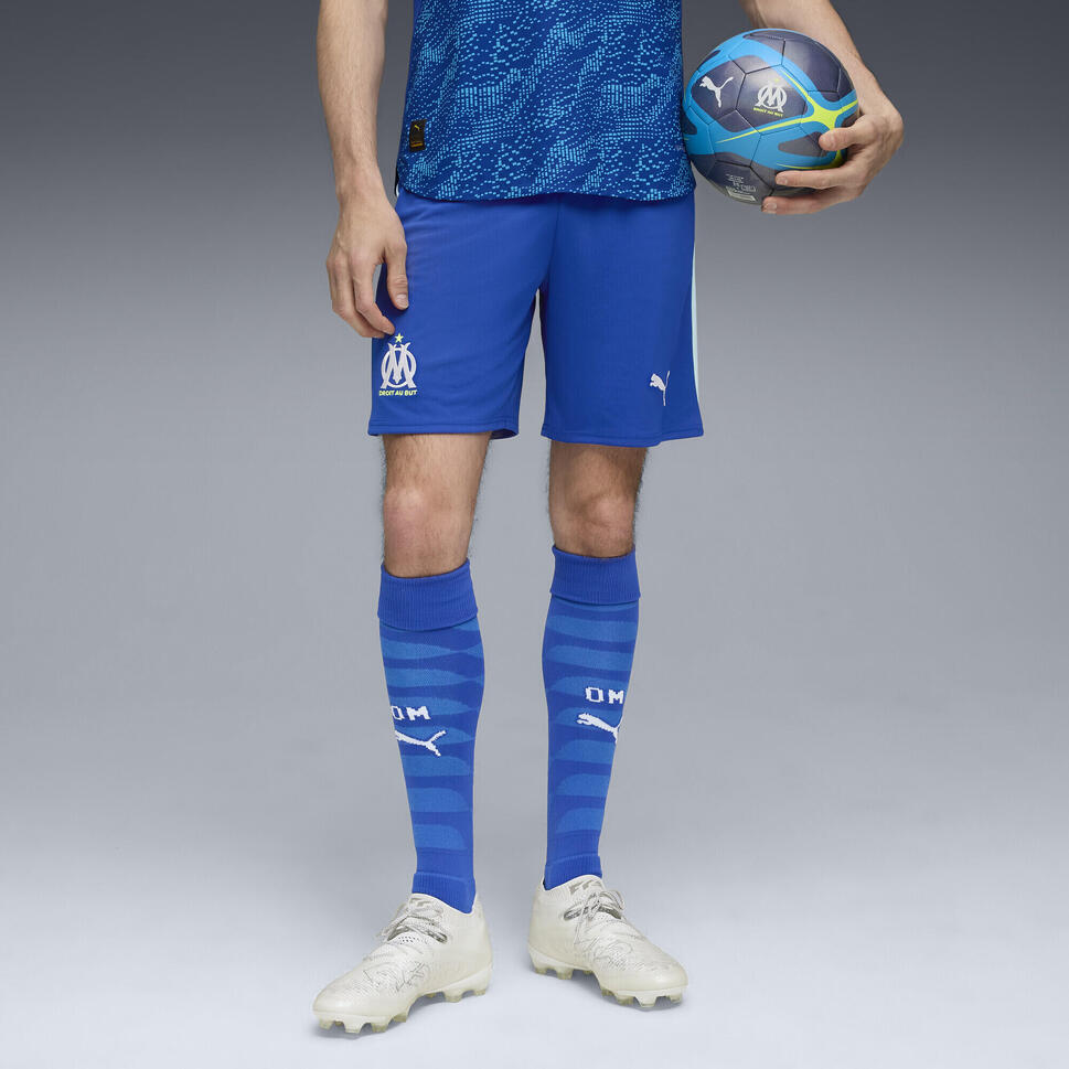 Męskie szorty Olympique Marsylia 25/26 PUMA Vivid Blue Bleu Azur