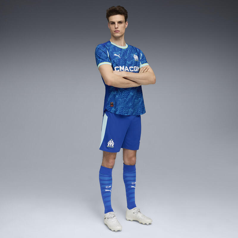 Șort bărbați talie elastică, 25/26, albastru PUMA