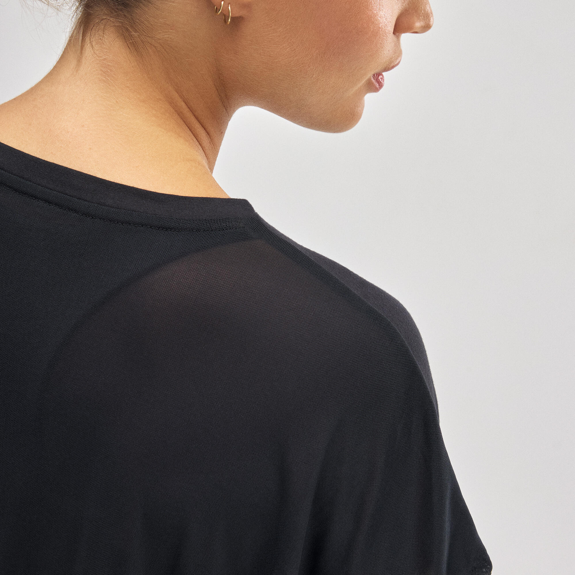 T-shirt de sport noir à manches courtes 3/7