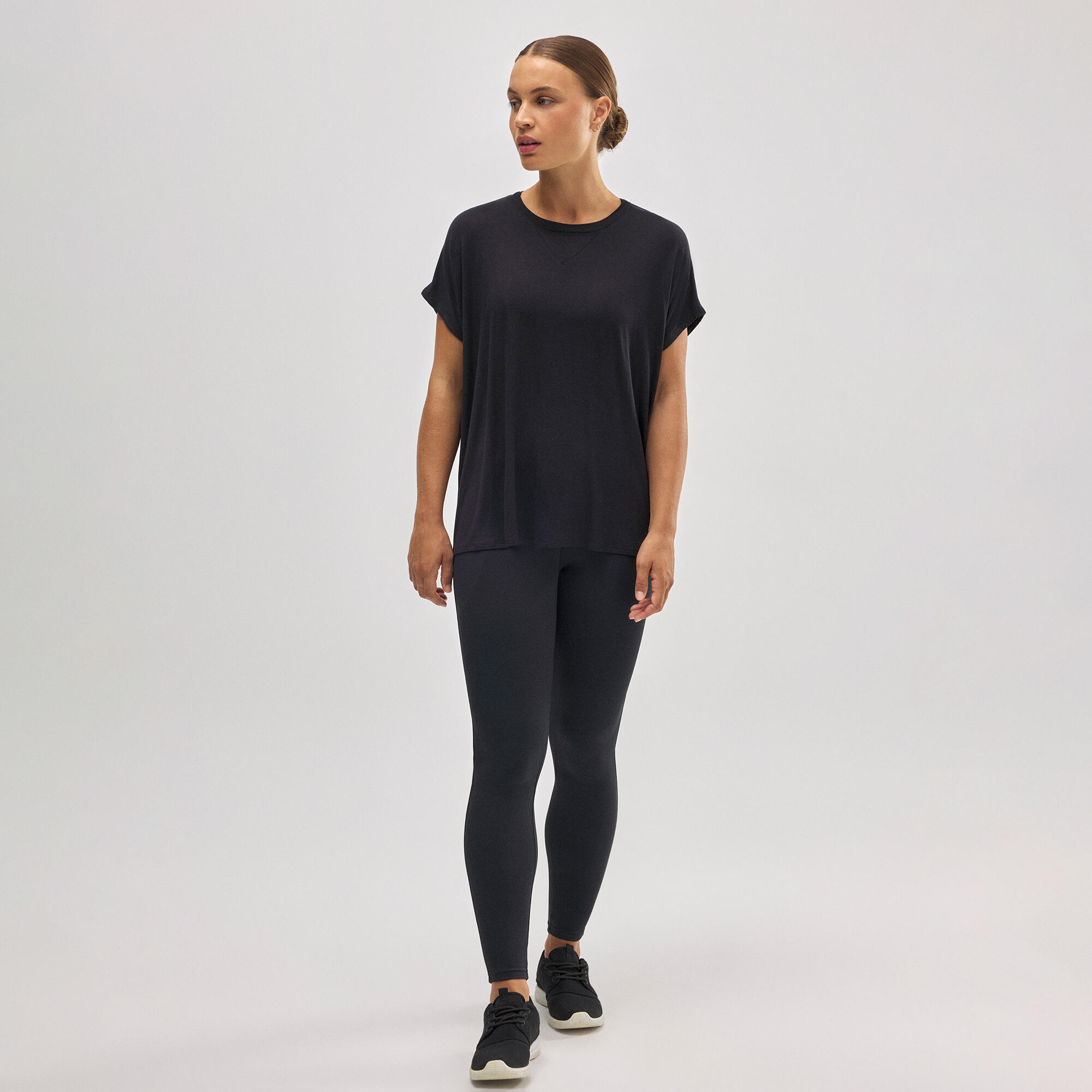 T-shirt de sport noir à manches courtes 5/7