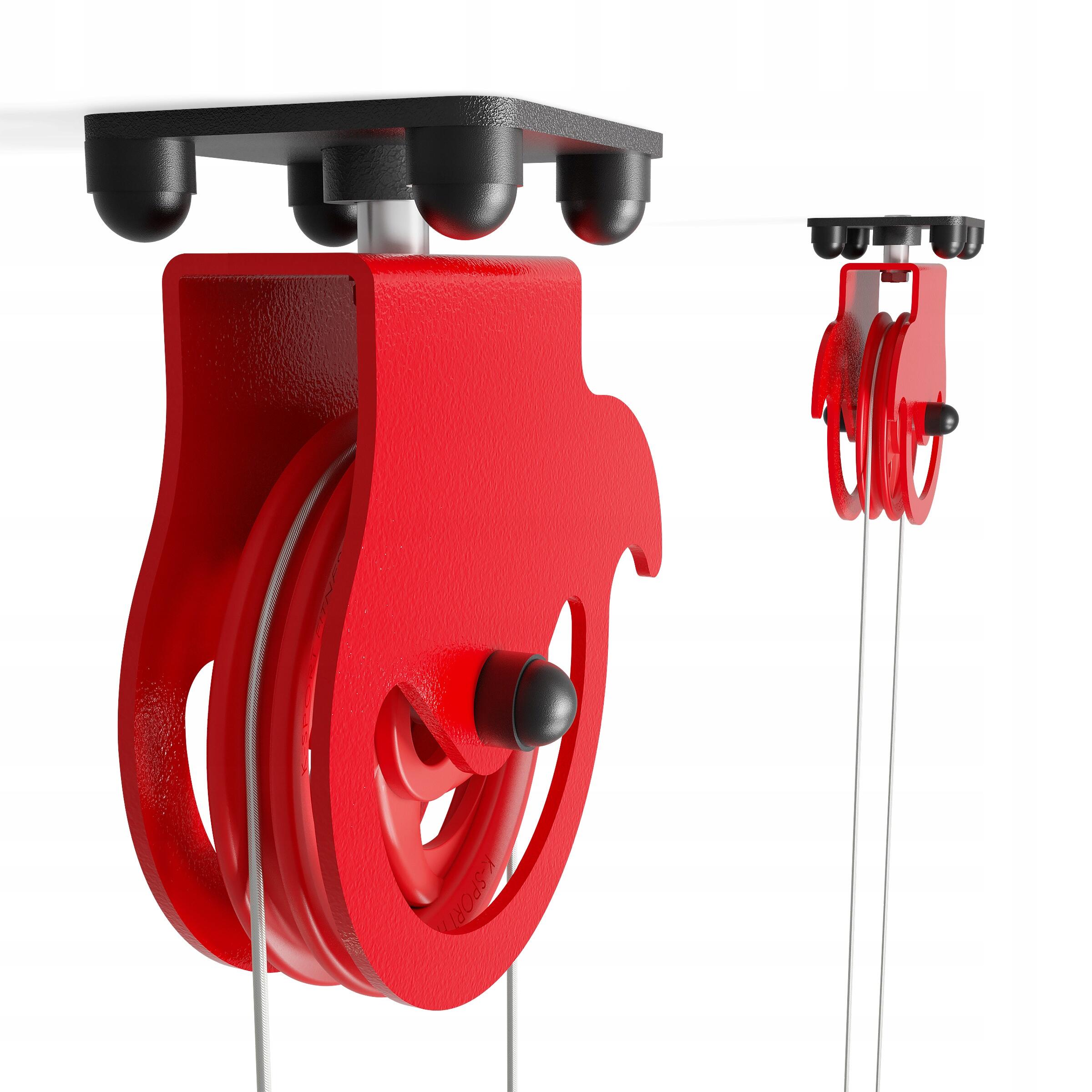 Brama treningowa 2xwyciąg do sufitu atlas obrotowy bramowy K-sport KSSL055 2/6