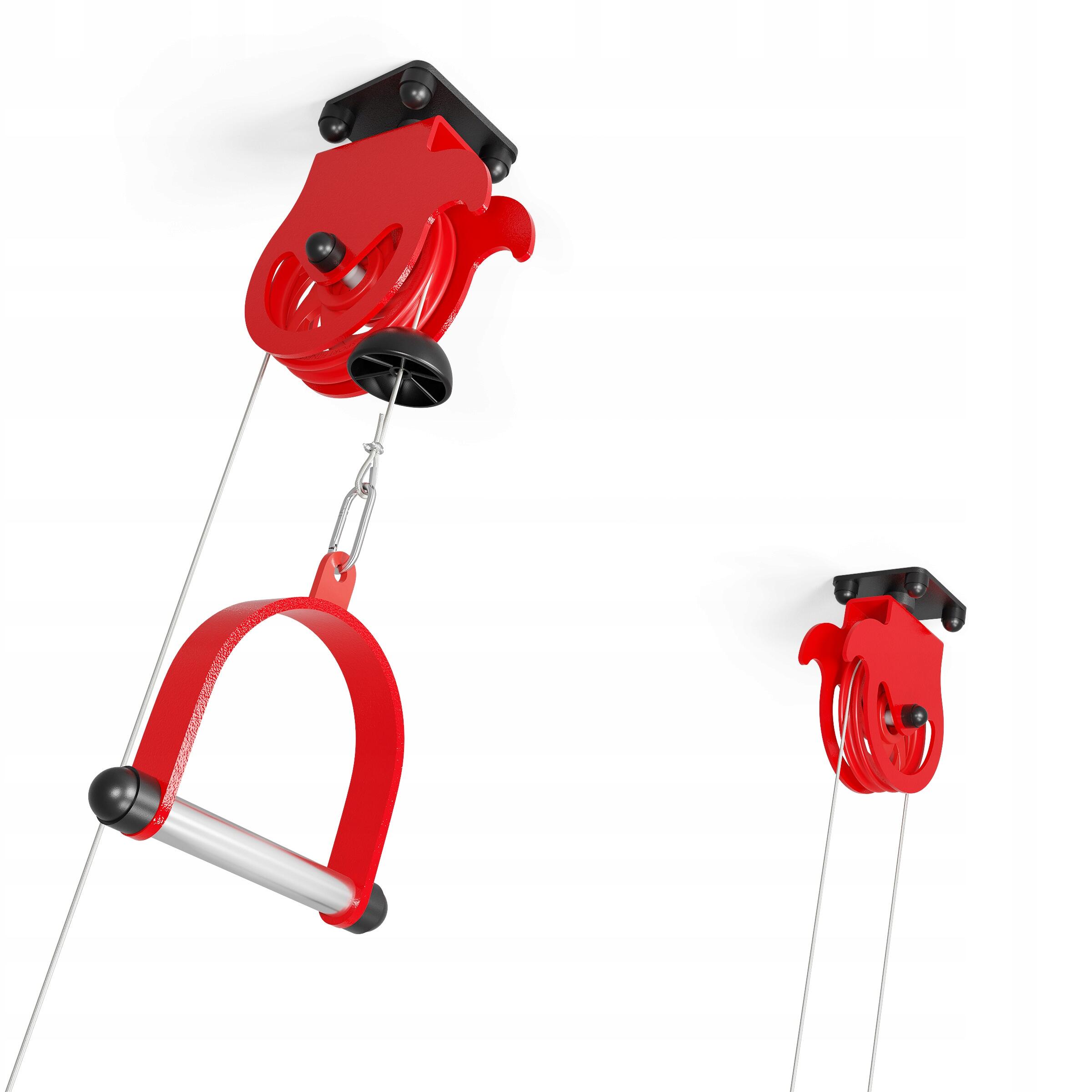 Brama treningowa 2xwyciąg do sufitu atlas obrotowy bramowy K-sport KSSL055 4/6
