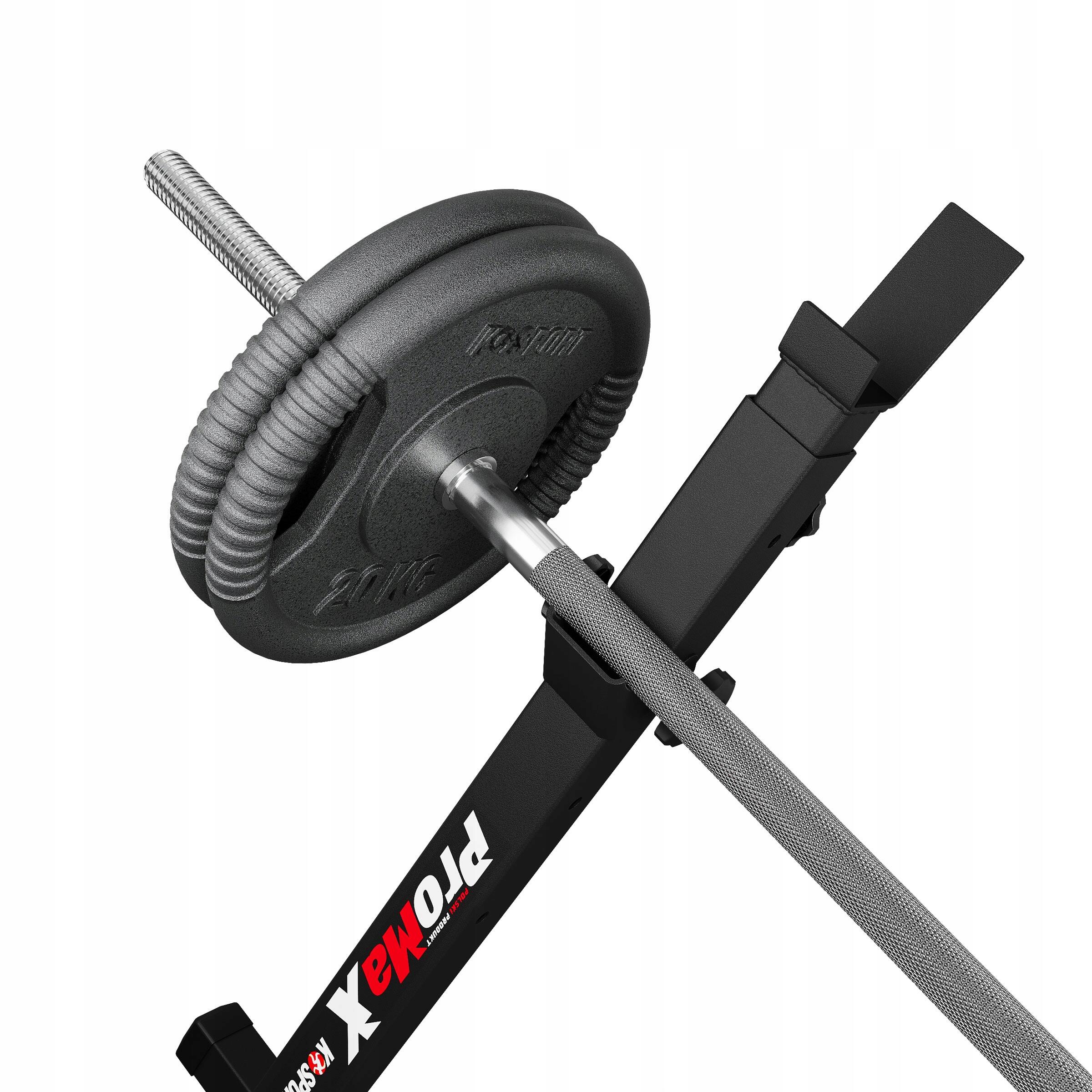 KSH012 Stojaki (2szt) treningowe do ćwiczeń 200kg K-sport KSH012 4/7