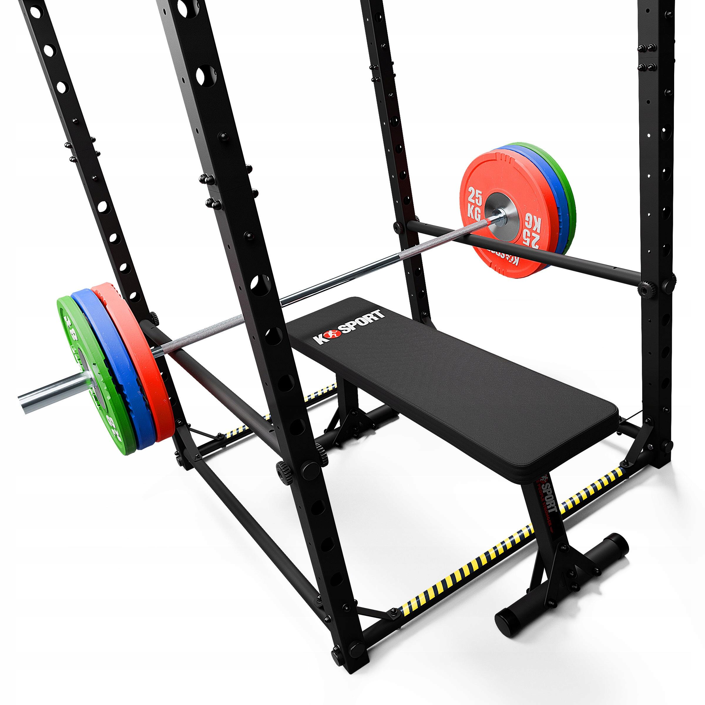 Klatka treningowa wielofunkcyjna do ćwiczeń POWER RACK DRĄŻEK K-sport KSSL026 2/6