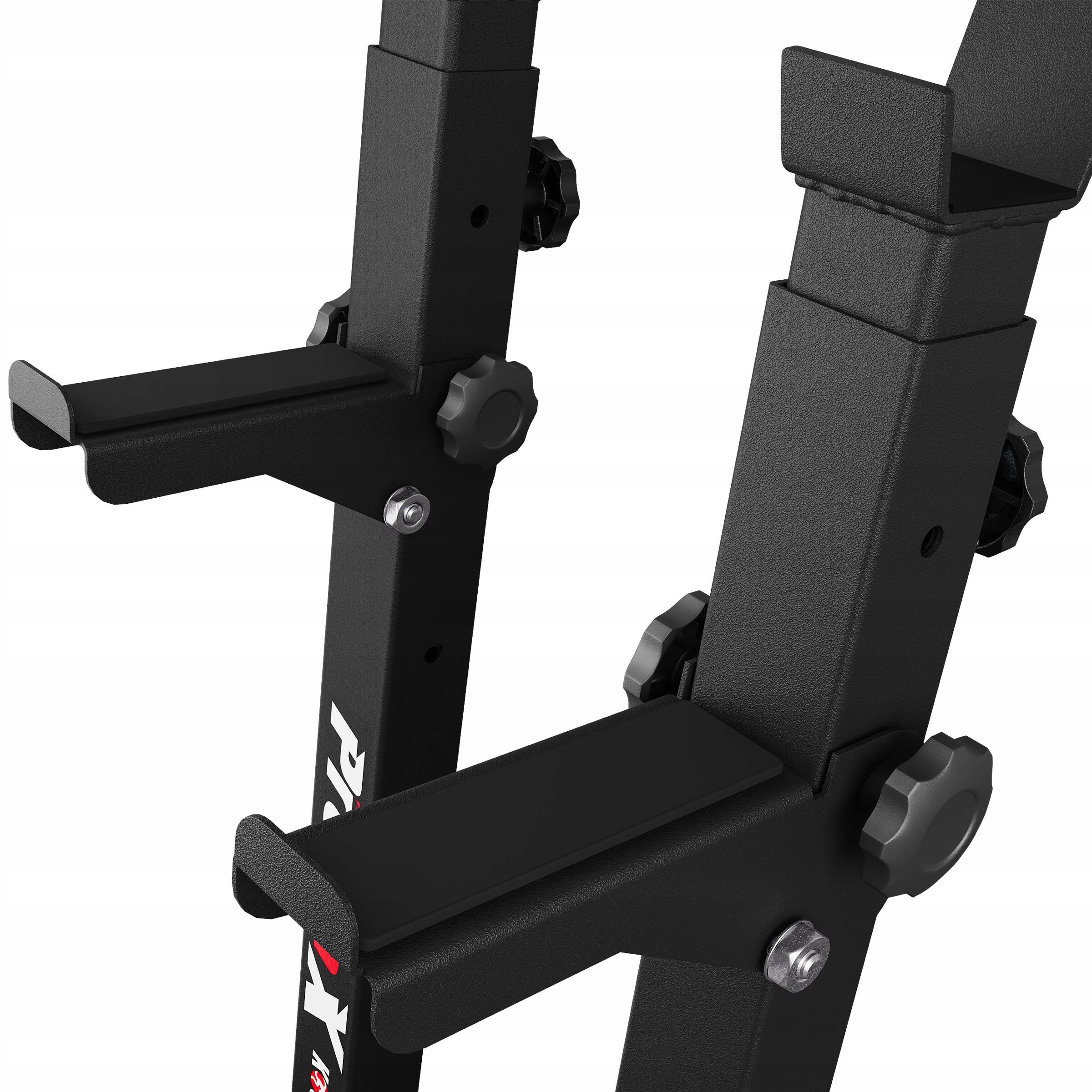 ZESTAW KSH076 STOJAKI (2SZT) TRENINGOWE + ŁAWKA SKŁADANA K-sport KSH076 7/7