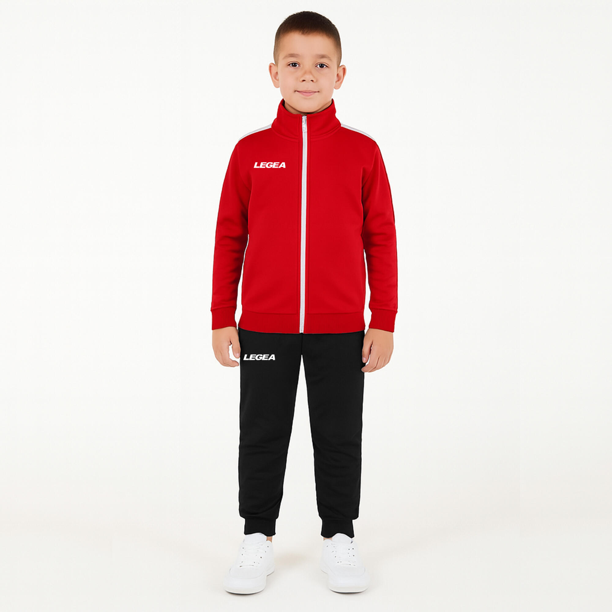 Legea - Combinaison Complète Pour Enfant California Junior Jr - Survêtement - Blanc|rouge - Decathlon