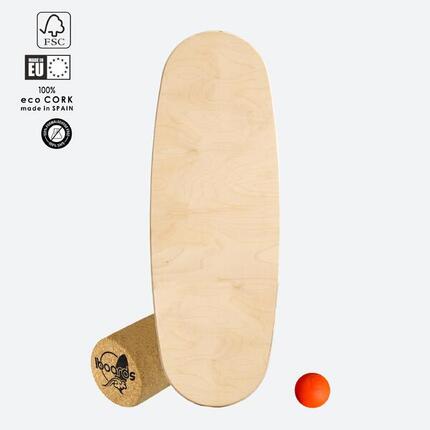 Balance Board IBOARDS Core (Mandala) – Skate/Snow Trainer mit Korkrolle