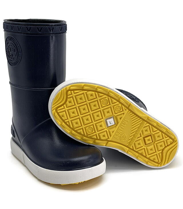 Kalosze juniorskie BOATILUS Penguy Worm Lining