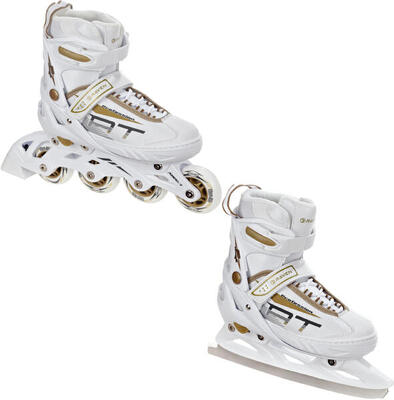 Patines Ajustables 2en1 Profession Blanco/Oro