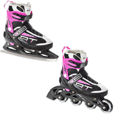 Patines Ajustables 2en1 Profession Blanco/Oro