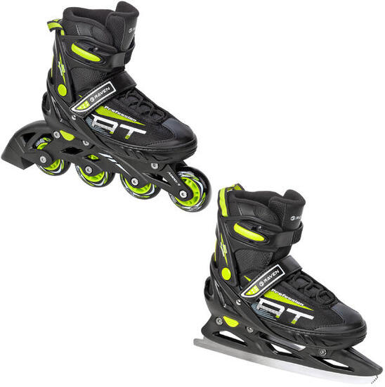 Patines Ajustables 2en1 Profession Blanco/Oro