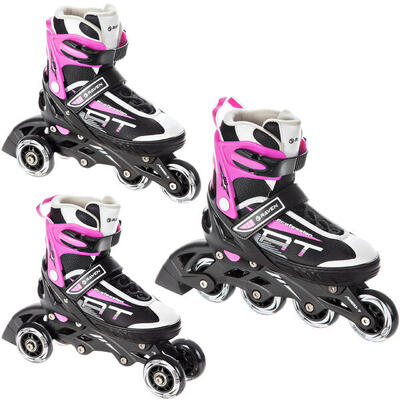 Patines ajustables 3en1 Profession Blanco/Oro