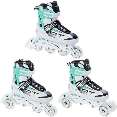 Patines ajustables 3en1 Profession Blanco/Oro