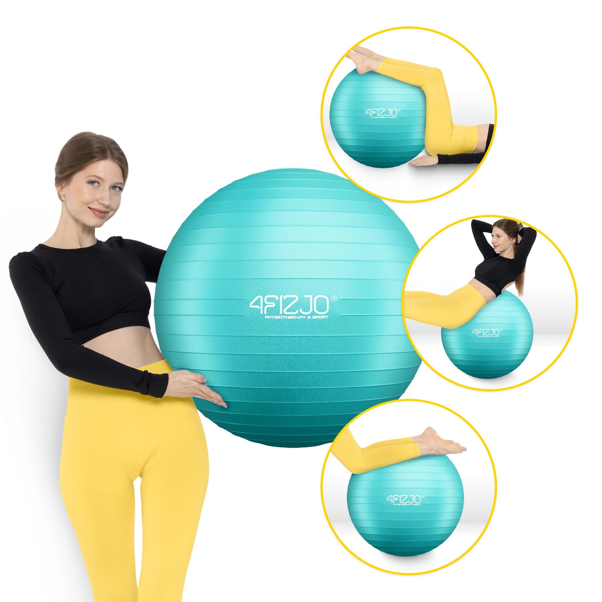 Palla ginnica fitness riabilitativa anti-burst postura 4FIZJO Reh Ball 2/7