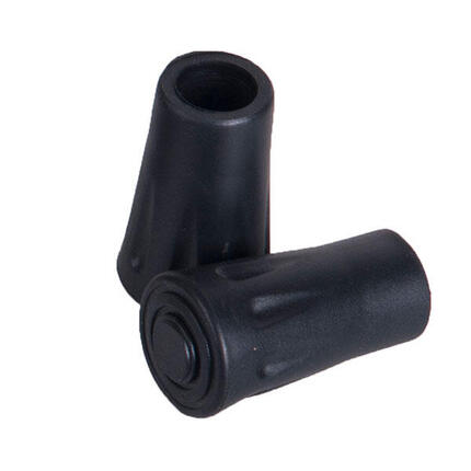 Embouts pour bâtons de trekking 12 mm, 10 cm, noir
