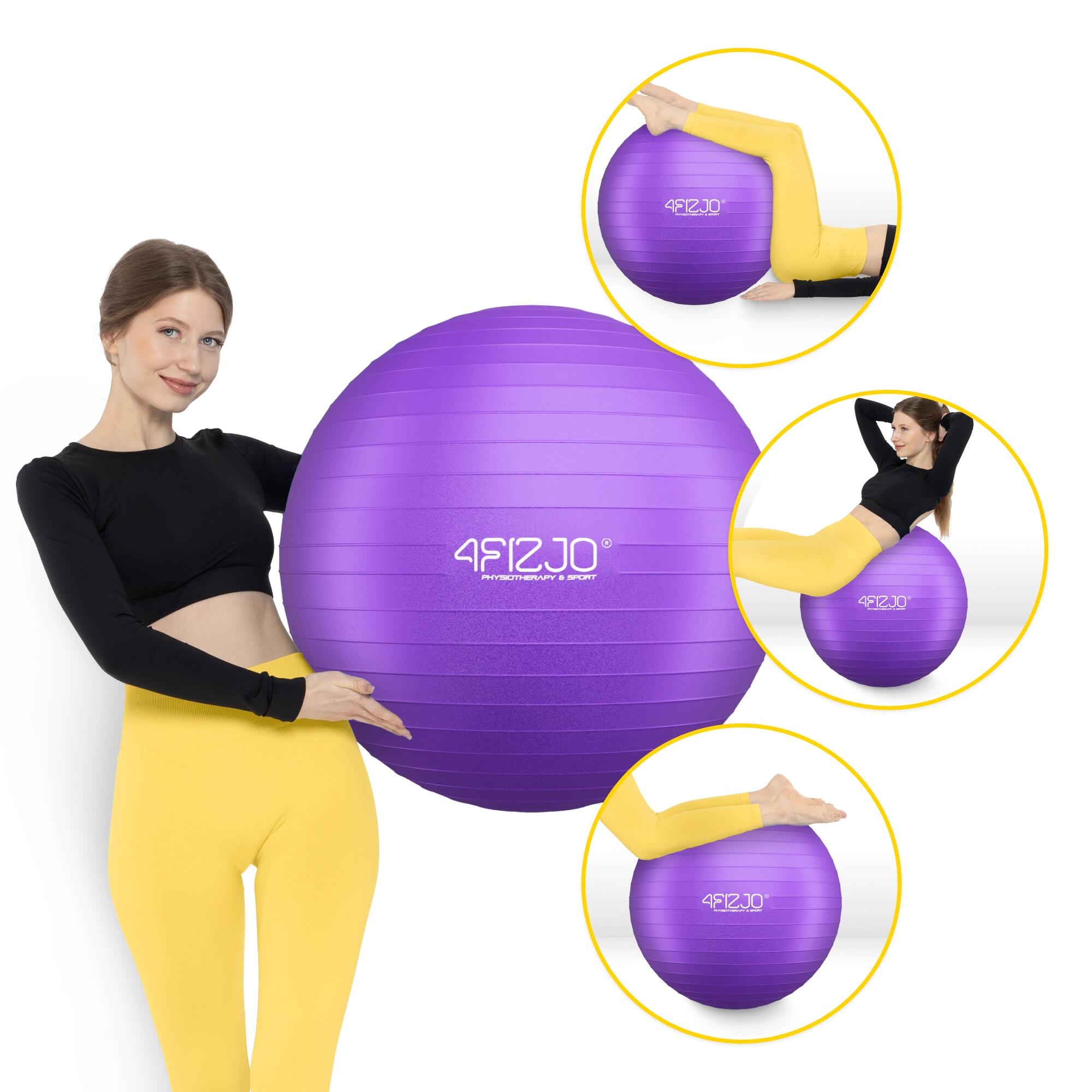 Palla ginnica fitness riabilitativa anti-burst postura 4FIZJO Reh Ball 3/7