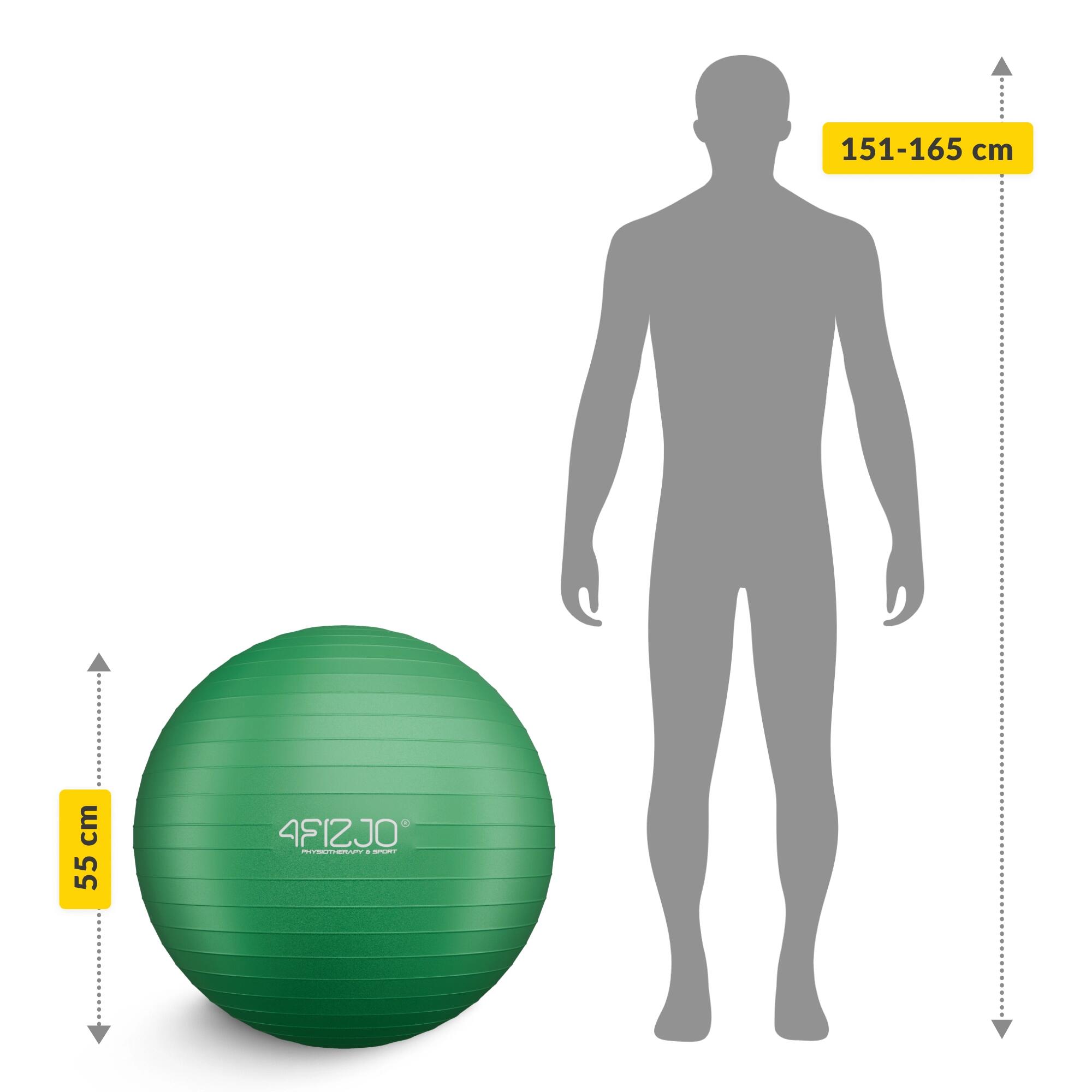 Ballon gym fitness rééducation stabilité anti-éclatement Reh Ball 4FIZJO 3/7