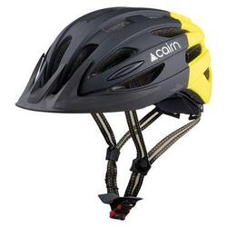 Casque Cairn Fusion LED USB Mat Noir/Jaune — 270 g