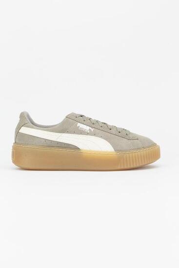 Puma Zapatillas Deportivas Suede Platform Marrón/gris/blanco Niños