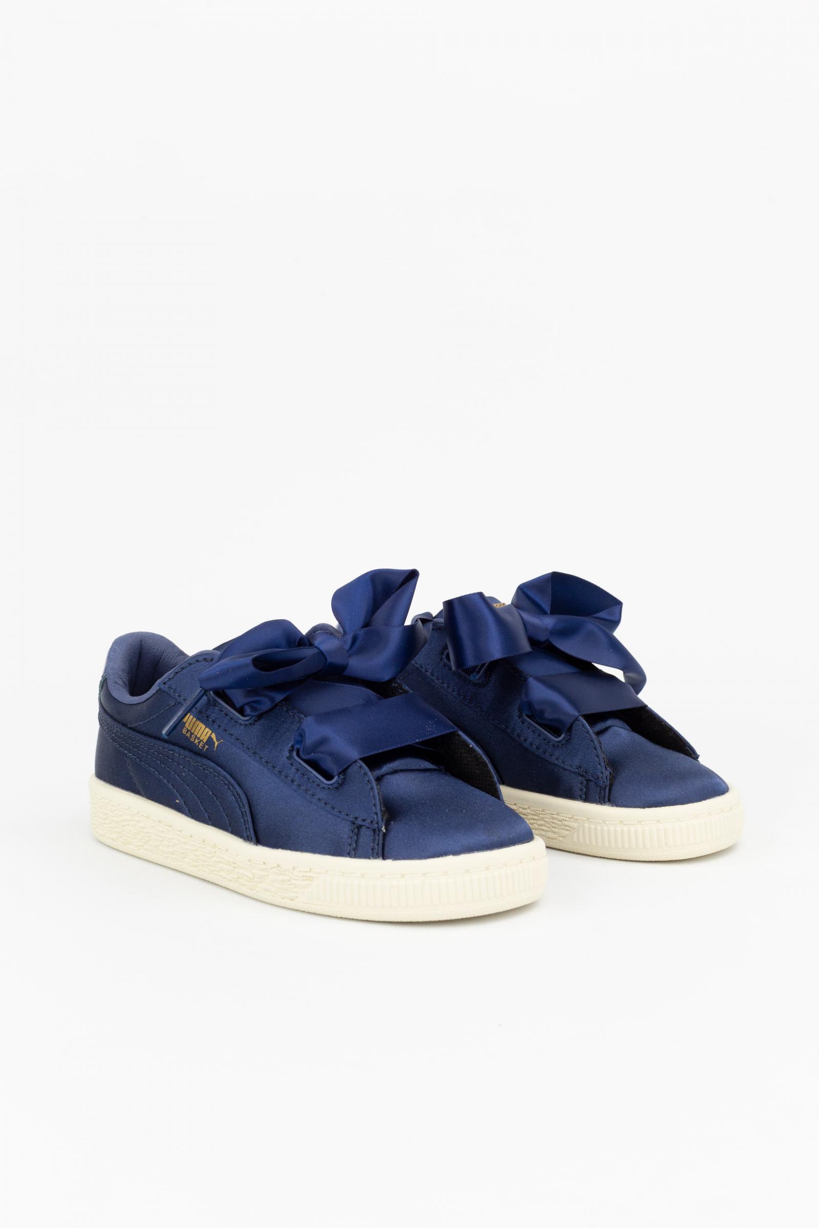 Puma Zapatillas Deportivas Basket Heart Tween Inf Azul 3/4