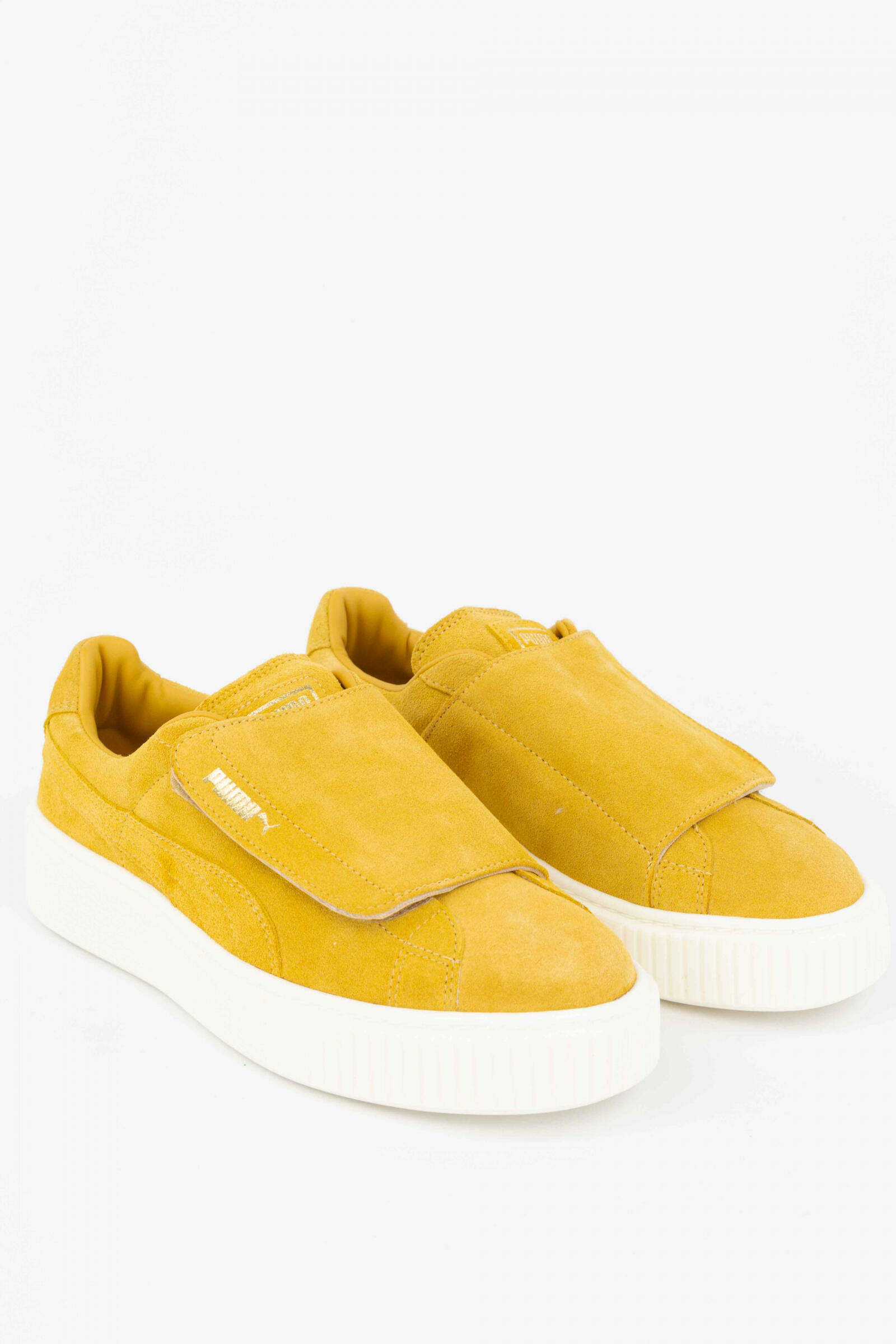 Puma Zapatillas Deportivas Suede Plat Bigv Amarillo 3/4