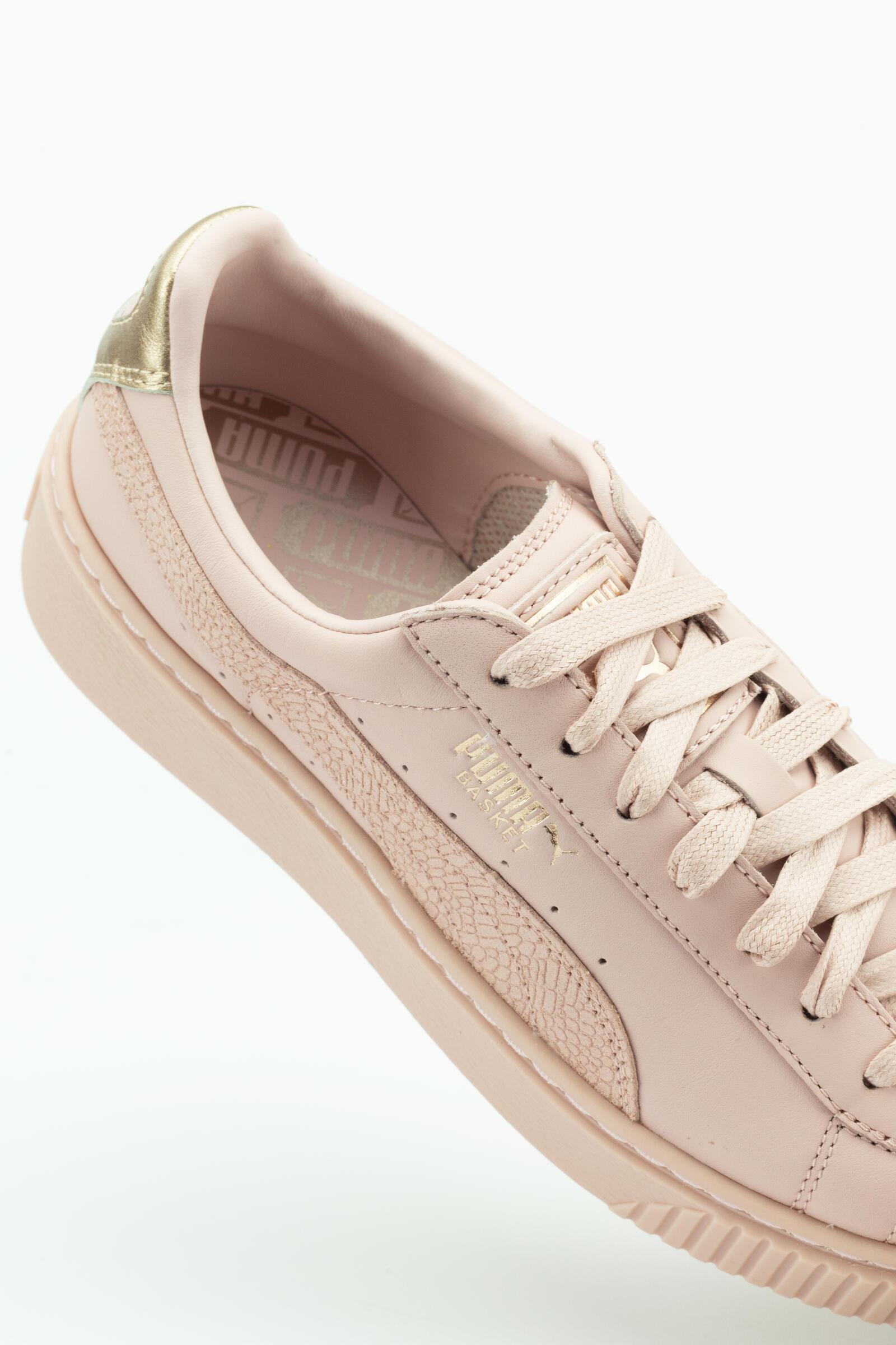 Puma Zapatillas Deportivas Basket Platform Euphoria Rg Beige/rosa 4/4