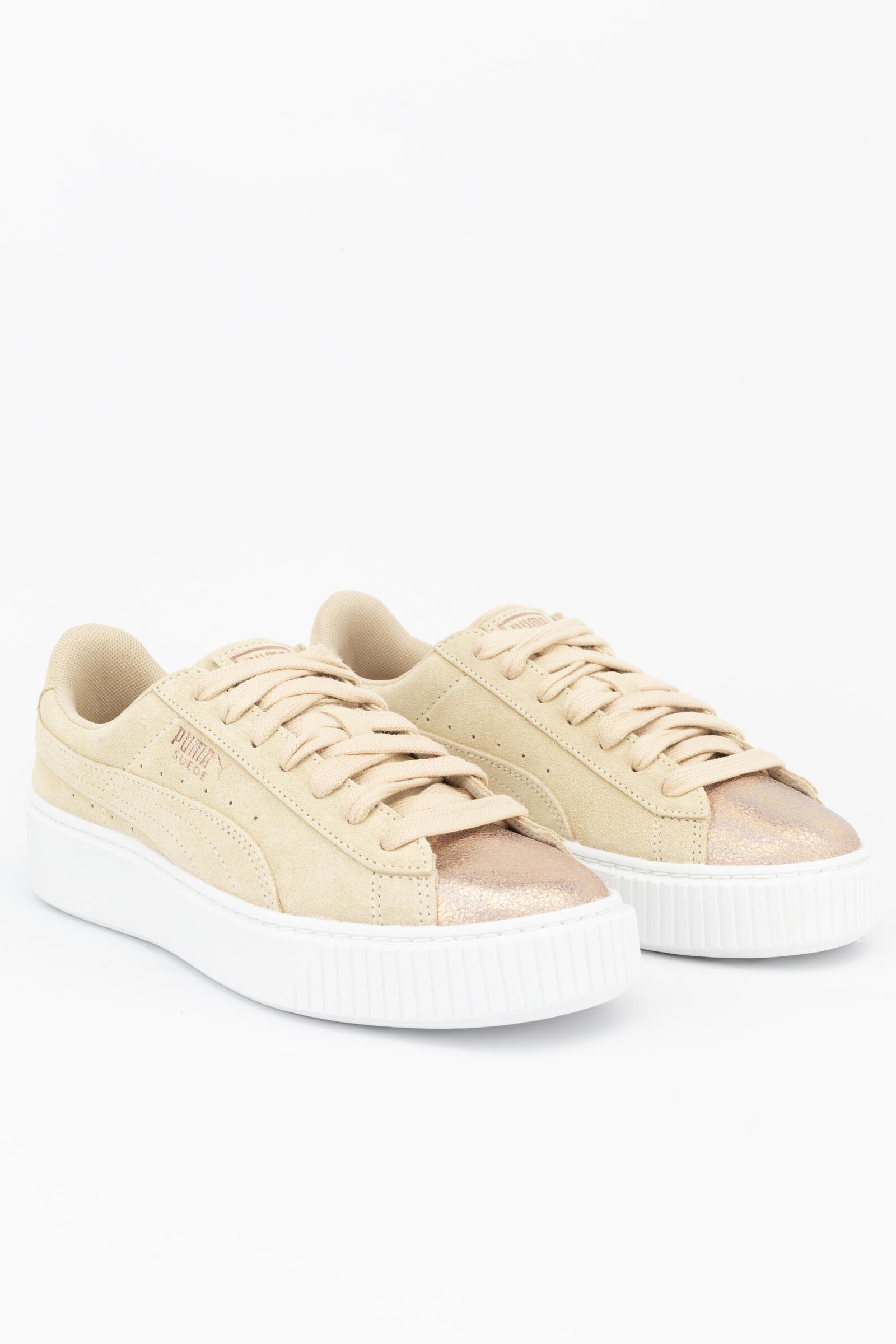 Puma Zapatillas Deportivas Suede Platform Lunalux Beige 3/4