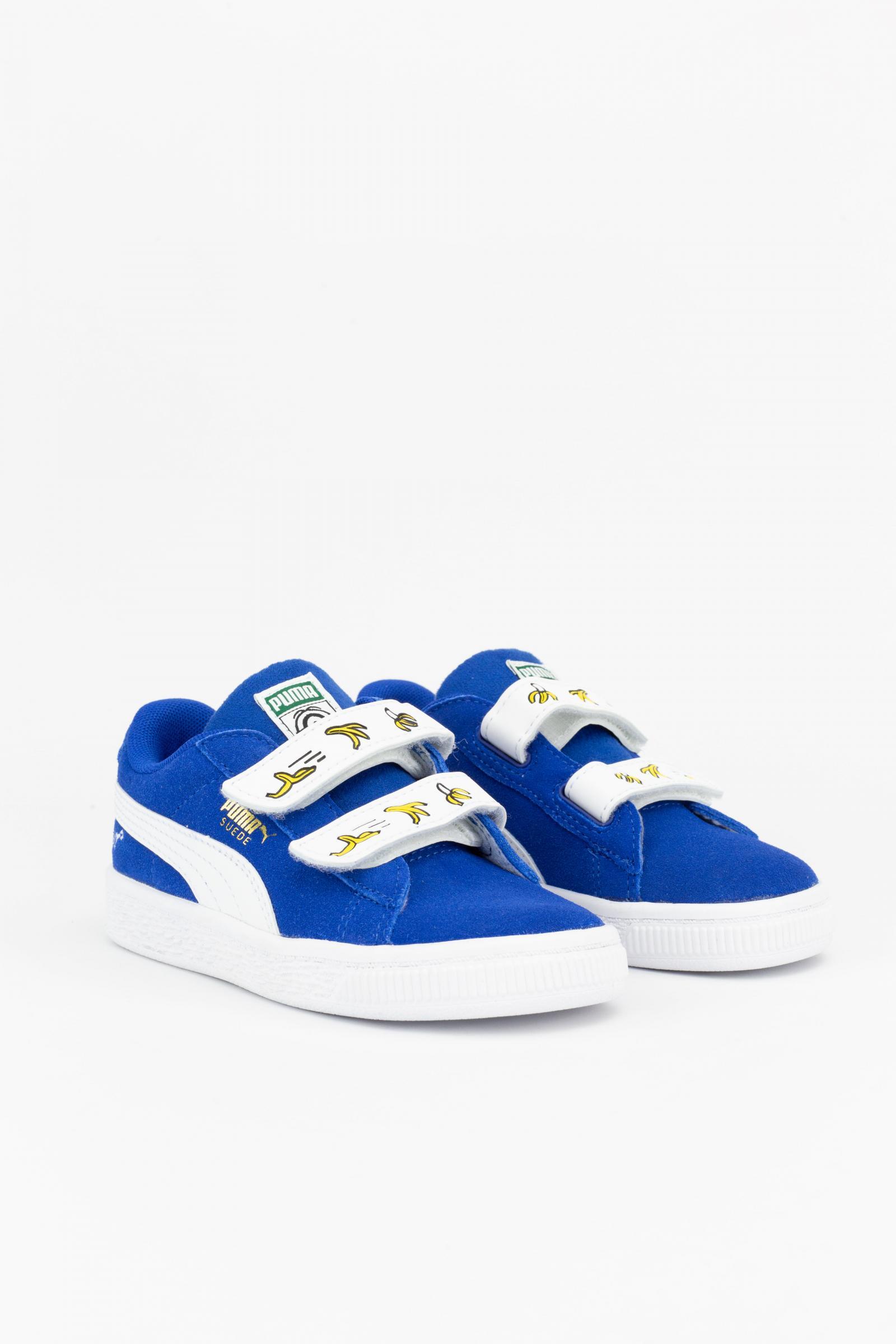 Puma Zapatillas  Minions Suede V Baby Blanco/azul 3/5