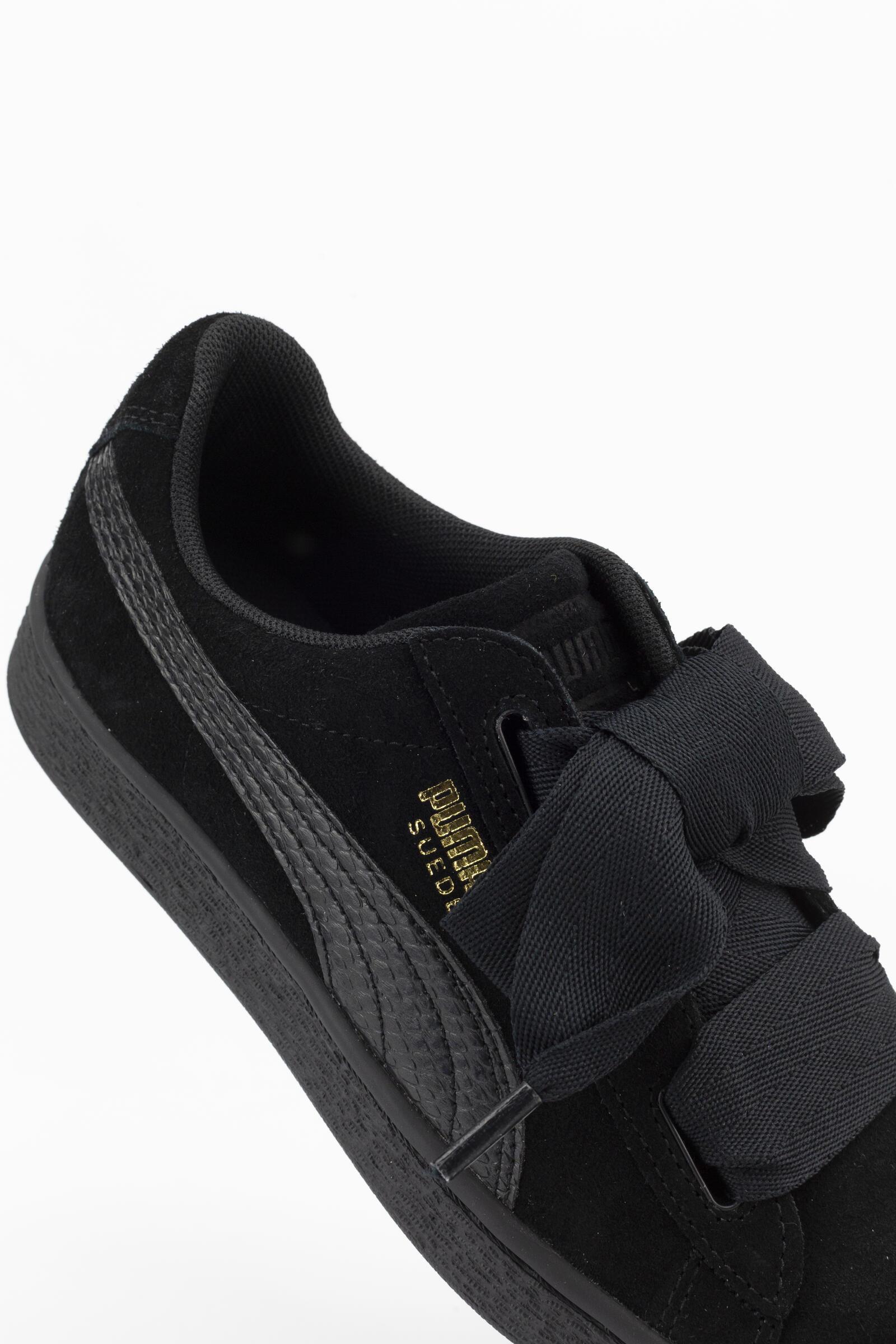 Puma Zapatillas Deportivas Suede Heart Snk Negro 4/4